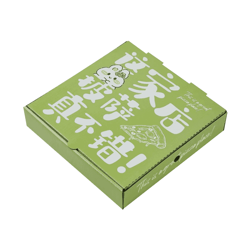 Korrugerte pizzaemballasjebokser