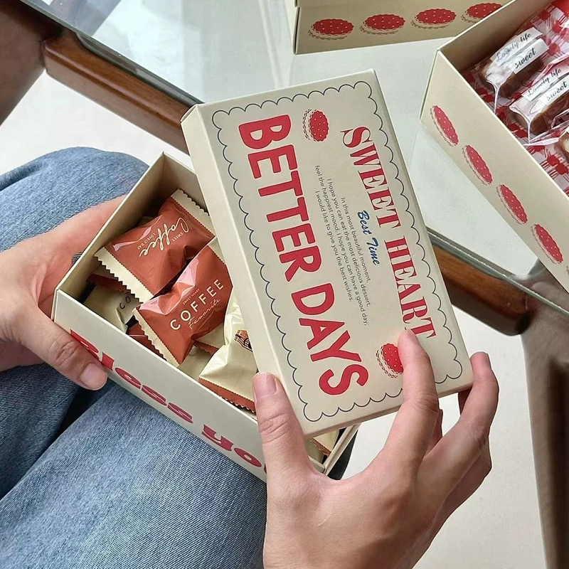 Korrugerte kjeksemballasjebokser