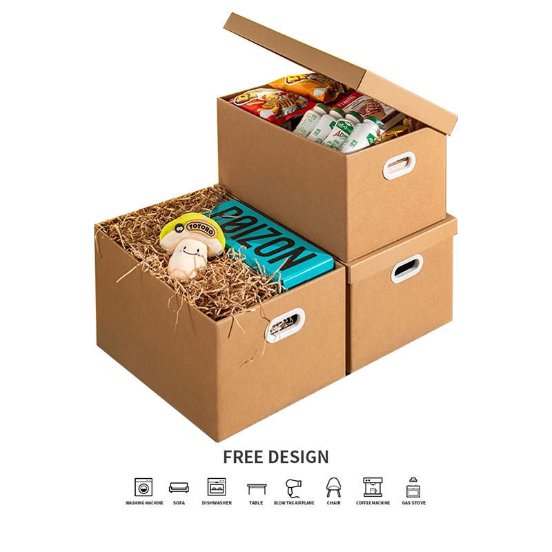 Bølgepapp diverse oppbevaringsemballasjebokser