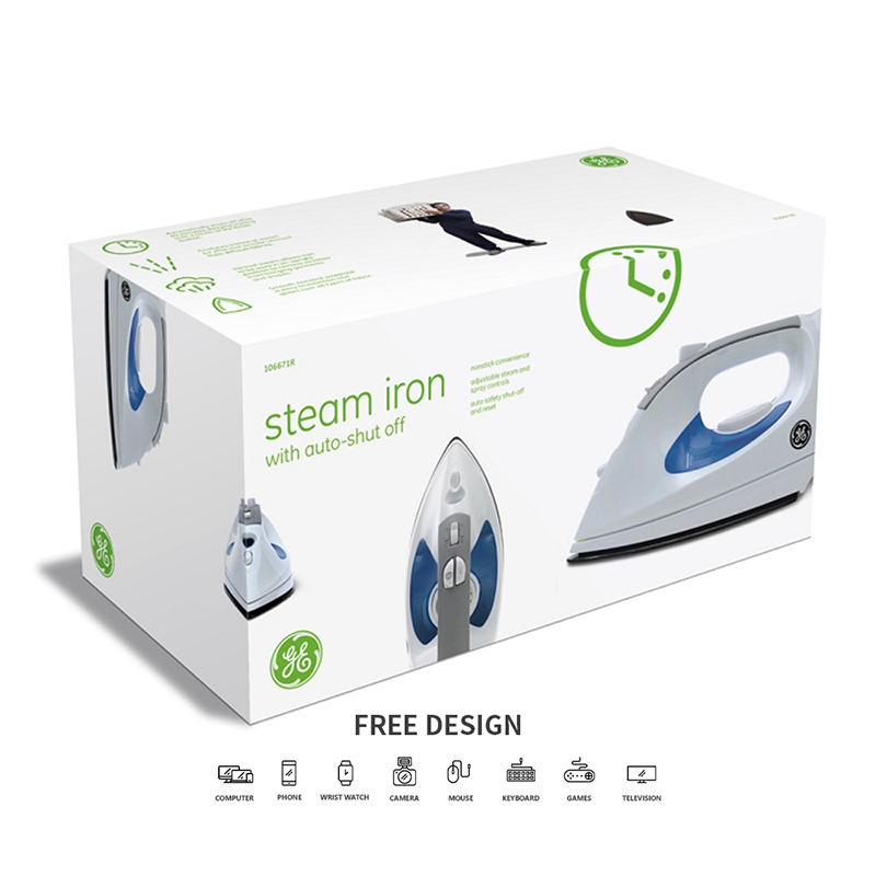 Elektriske bølgepappeske i jern