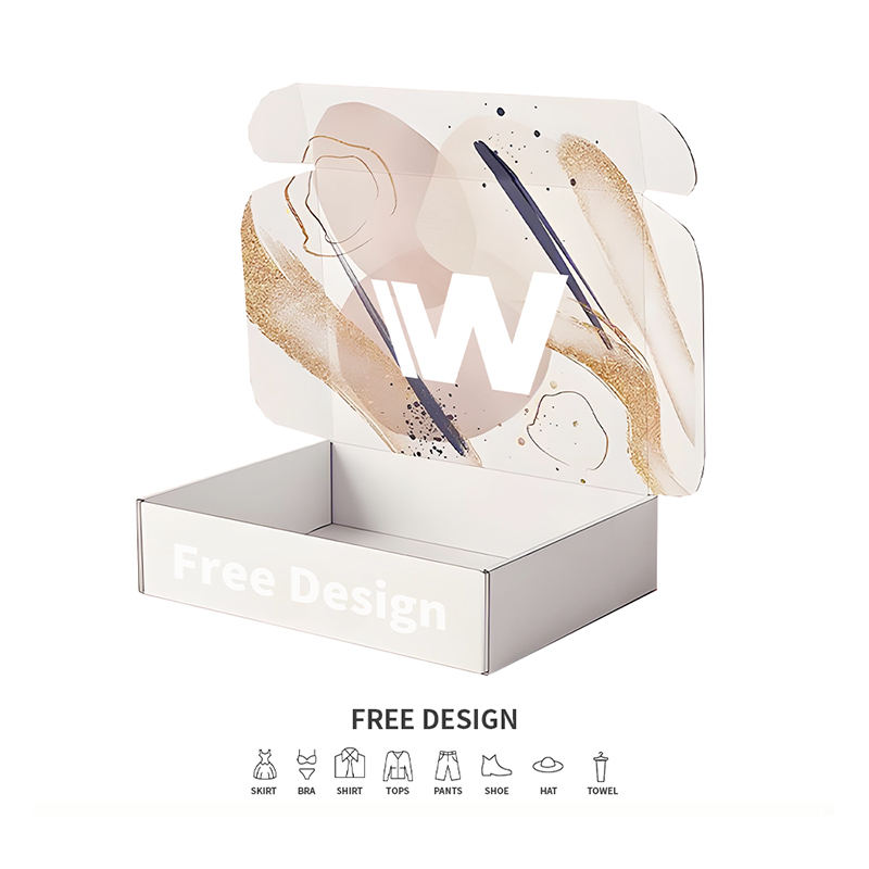 Wave-korrugerte klæremballasjebokser