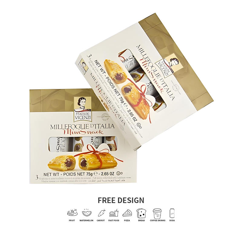 Korrugerte kjeksemballasjebokser