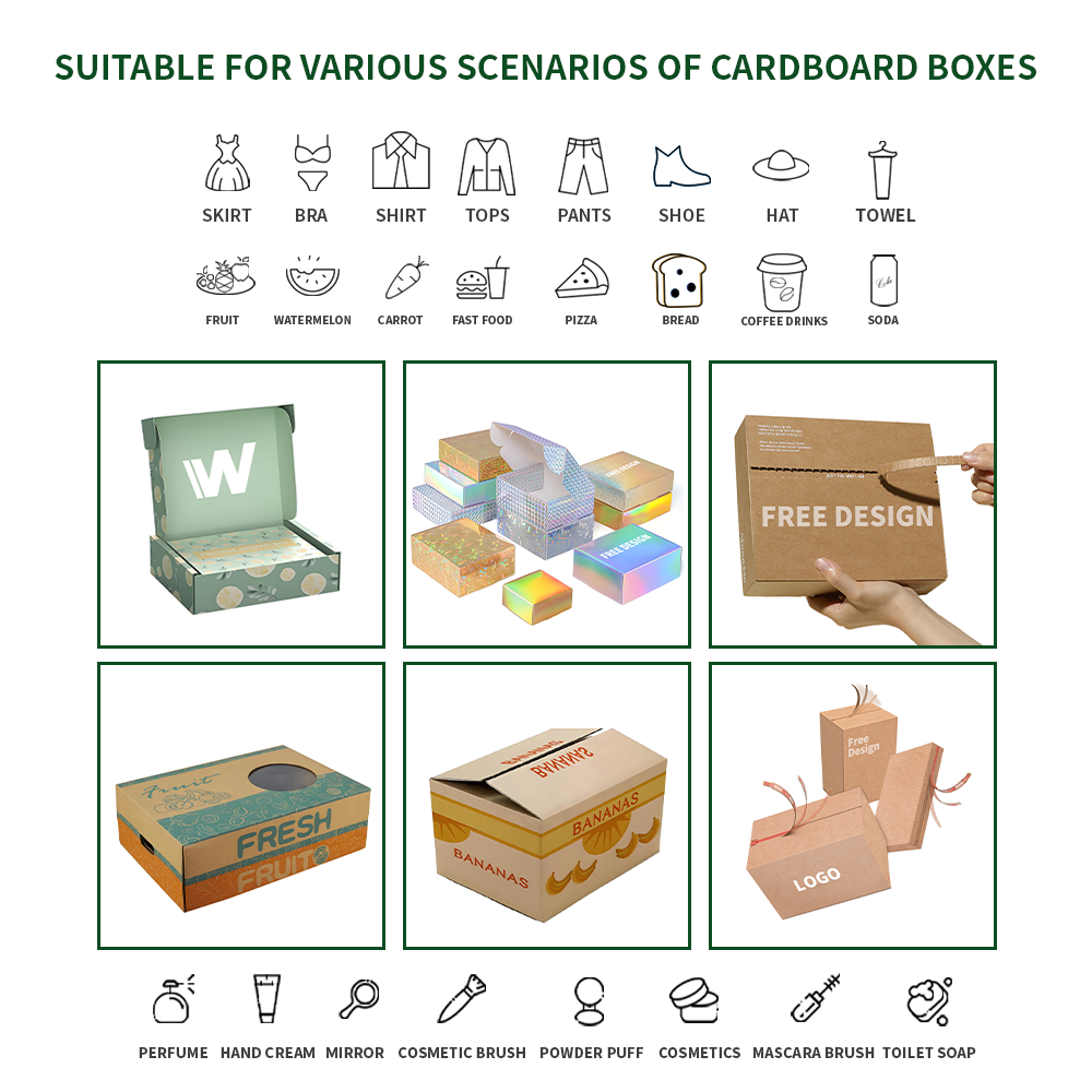 Korrugerte fruktemballasjebokser