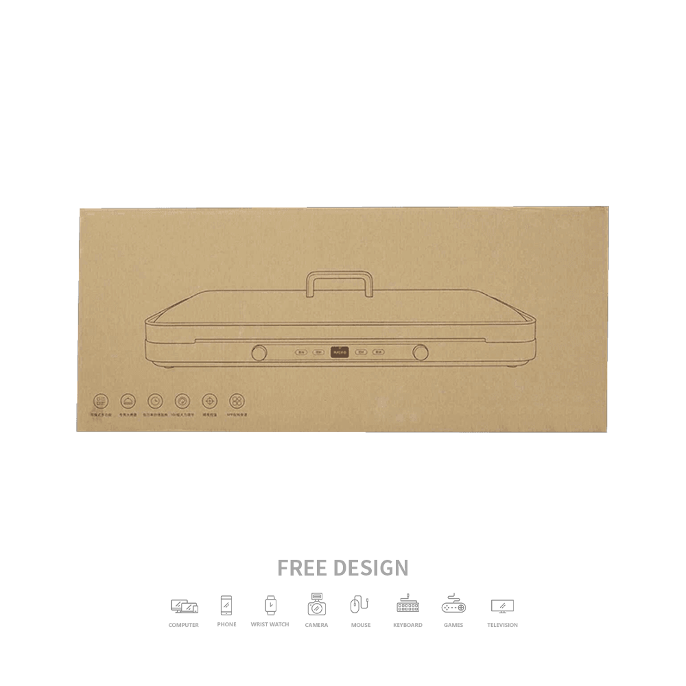 Bølgeformede emballasjebokser for mikrobølgeovn